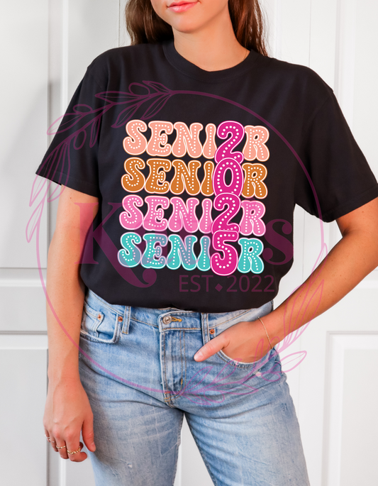 Retro Senior 2025 Shirt