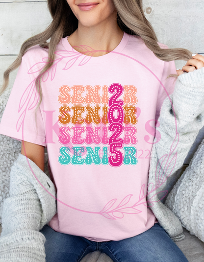 Retro Senior 2025 Shirt