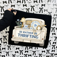 I'd Rather Be Thrifting White Truck Shirt