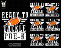 Ready To Tackle Grade Level T-Shirt *Back to School Sale*