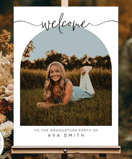 Big Arch Picture Graduation 18"x24" Sign