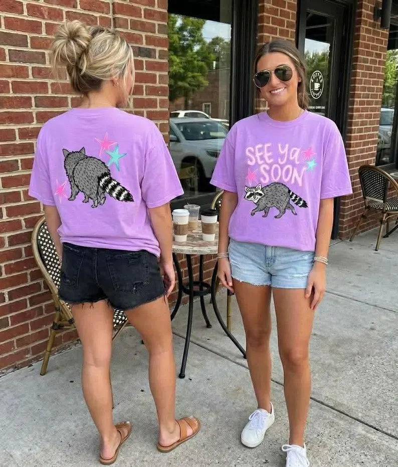 See You Soon Racoon Comfort Colors Shirt