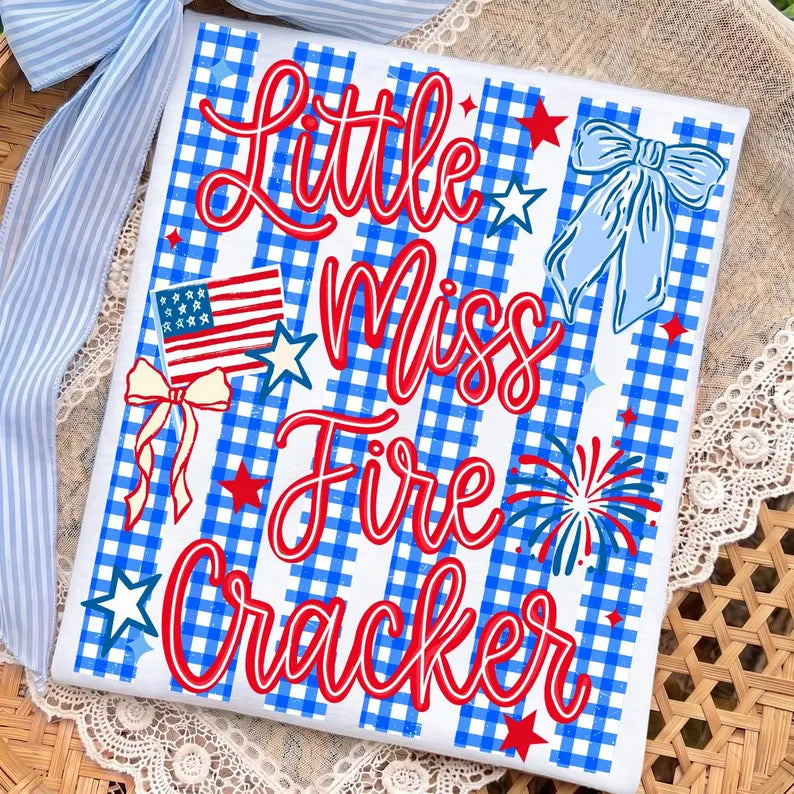 Little Miss Firecracker *4th of July Sale*