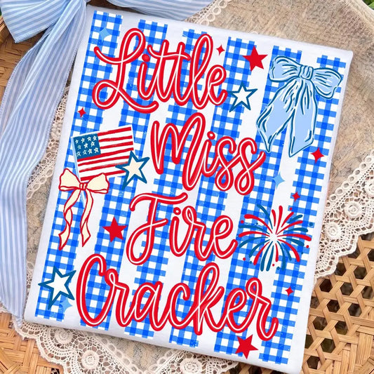 Little Miss Firecracker *4th of July Sale*