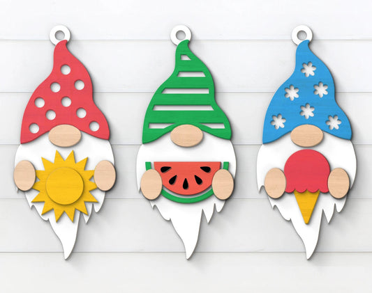 Wood Summer Gnome Bundle Paint Kit