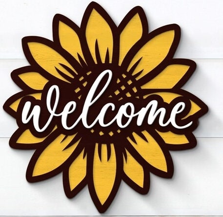 Sunflower Door Hanger DiY