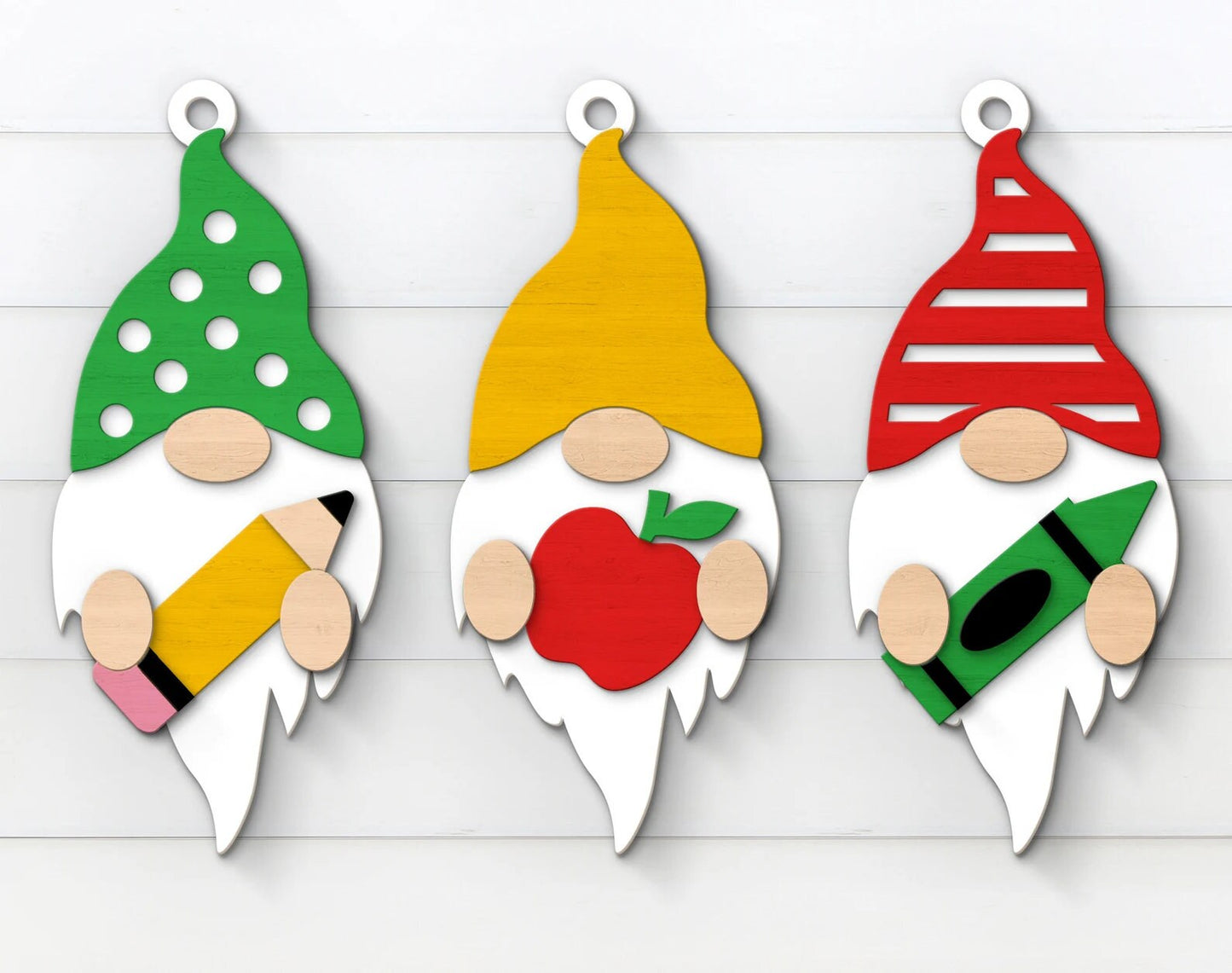 Teacher Wood Gnome Ornament Paint Kit