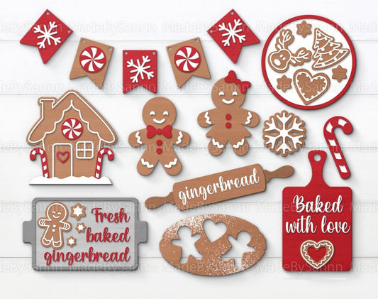 Christmas WoodTiered Tray Blank