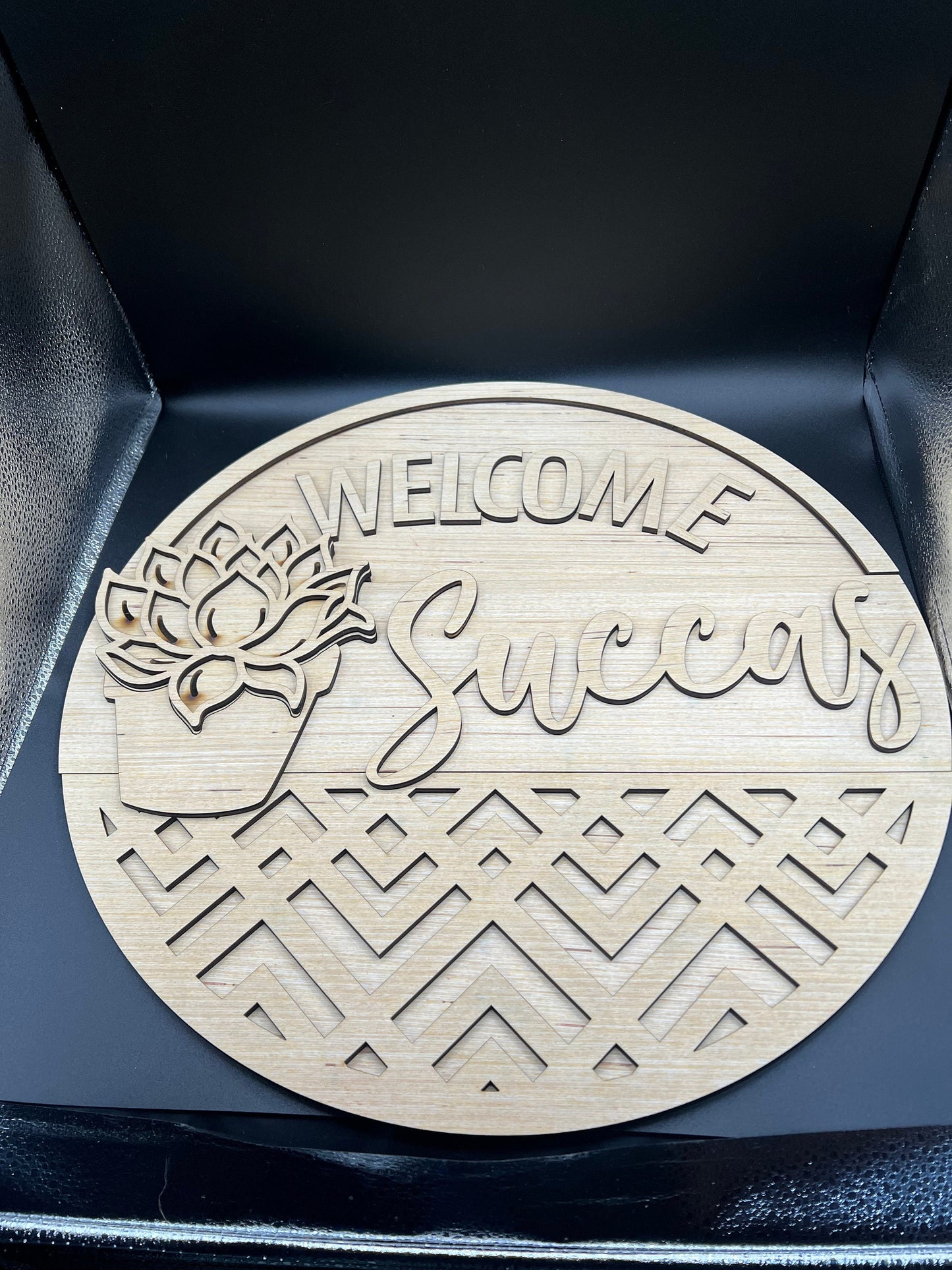 Welcome Succas Door Hanger DiY