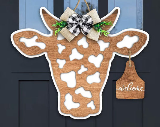 Cow Door Hanger DIY