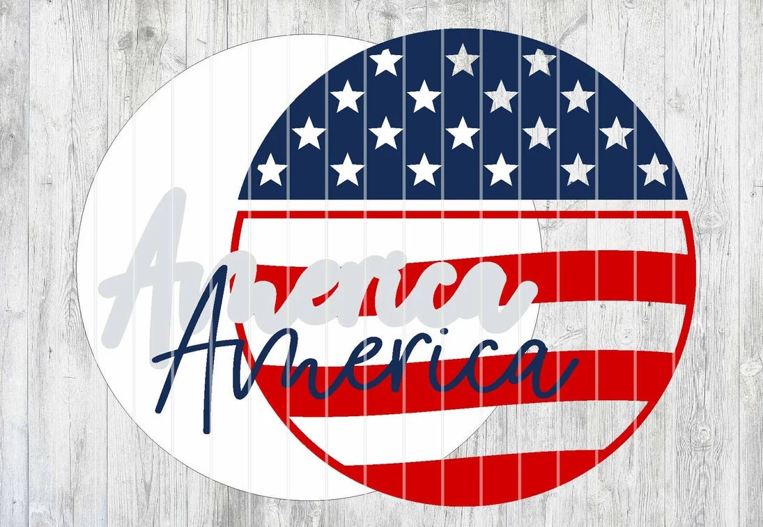 America Flag Door Hanger DiY