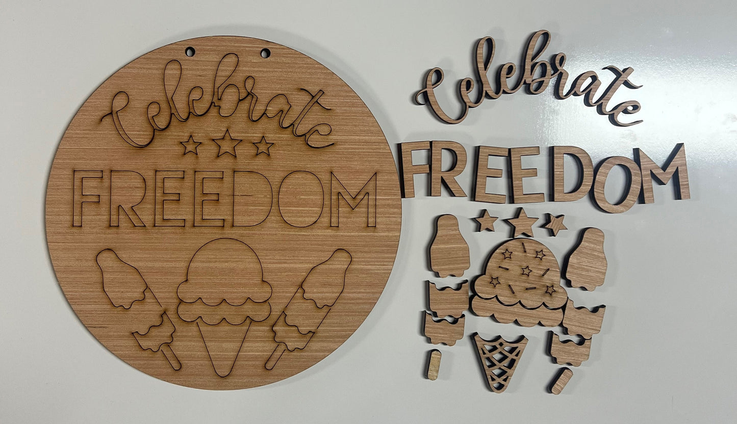 Celebrate Freedom Door Hanger DiY
