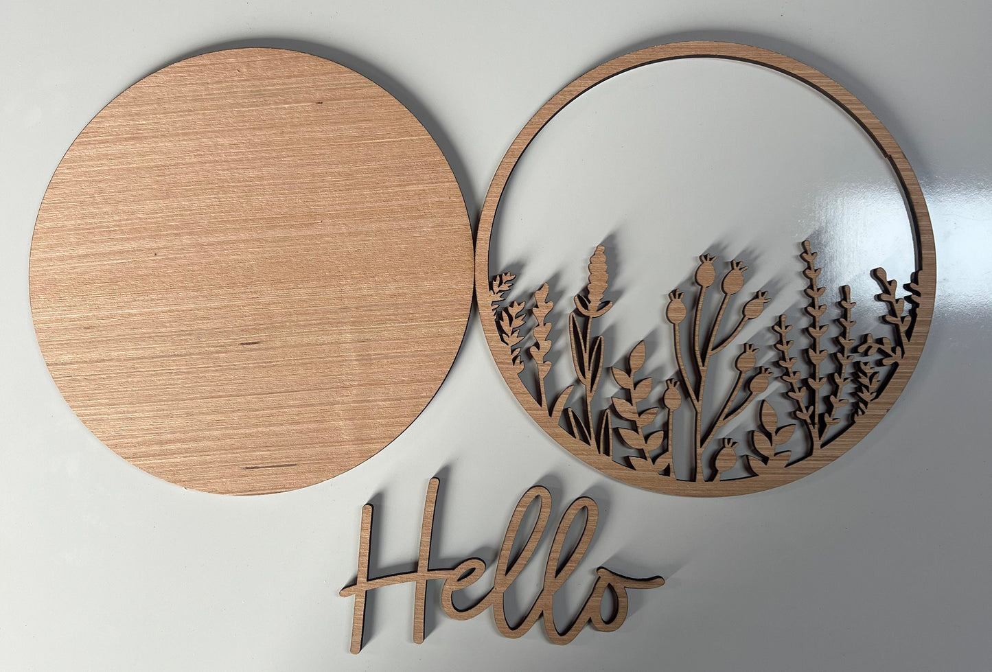 Hello Wildflower Door Hanger DiY