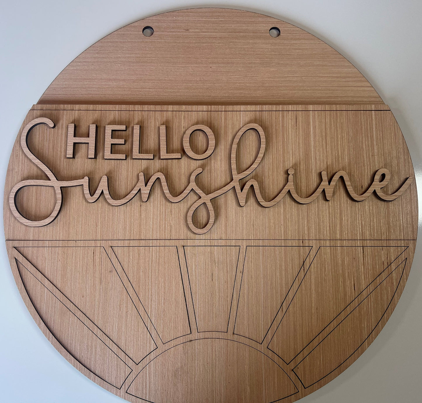 Hello Sunshine Door Hanger DiY