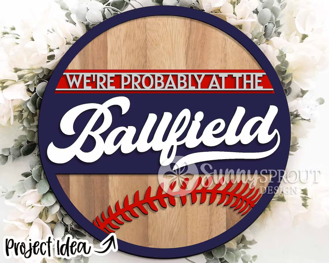Ballfield Door Hanger DiY | Door Hanger DiY
