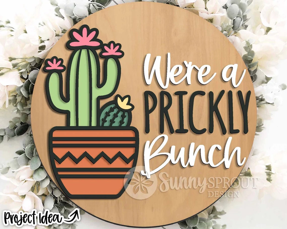 Cactus Door Hanger DiY