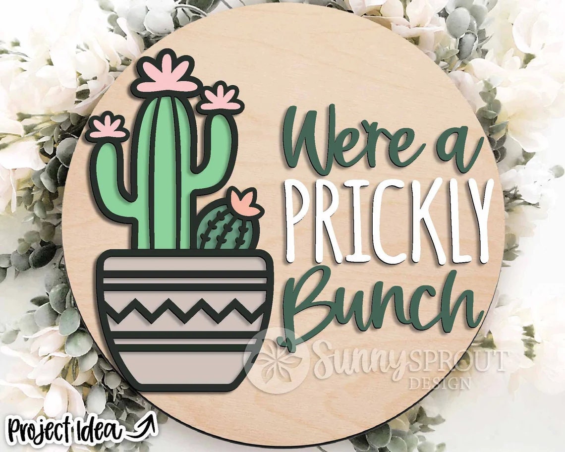Cactus Door Hanger DiY