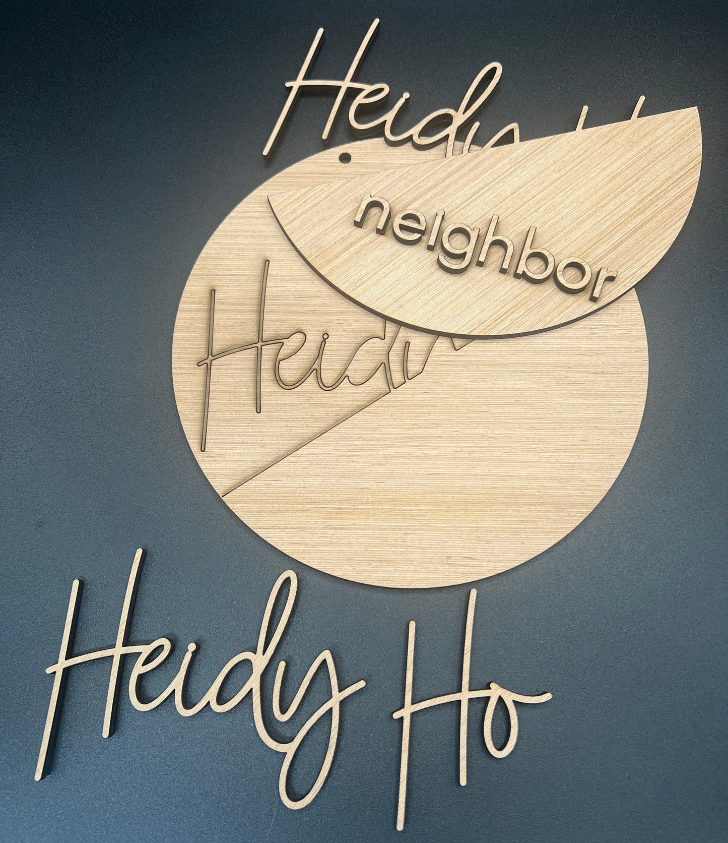 Heidy Ho Neighbor Door Hanger DiY