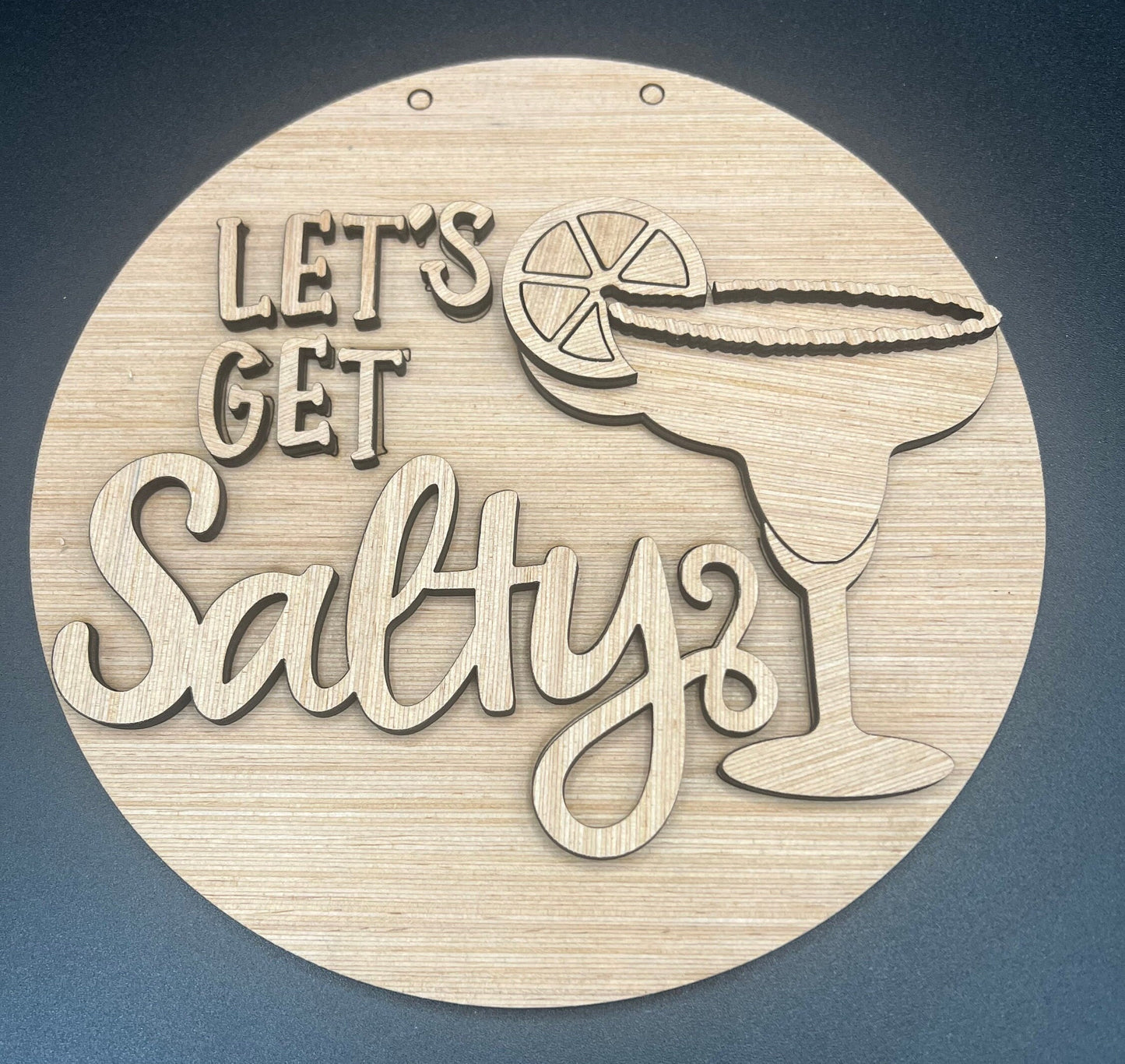 Let's Get Salty Door Hanger DiY