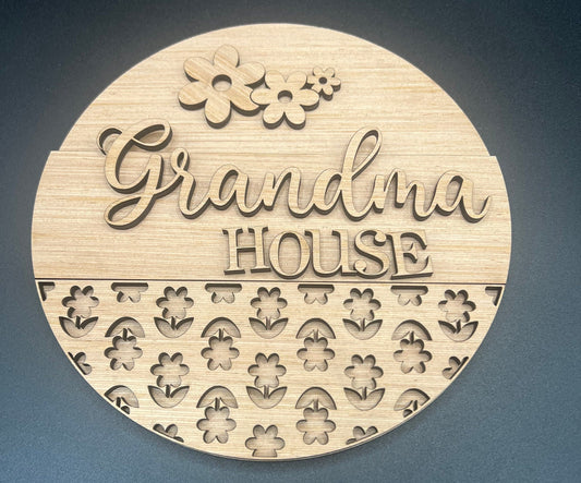 Grandma's House Door Hanger DiY