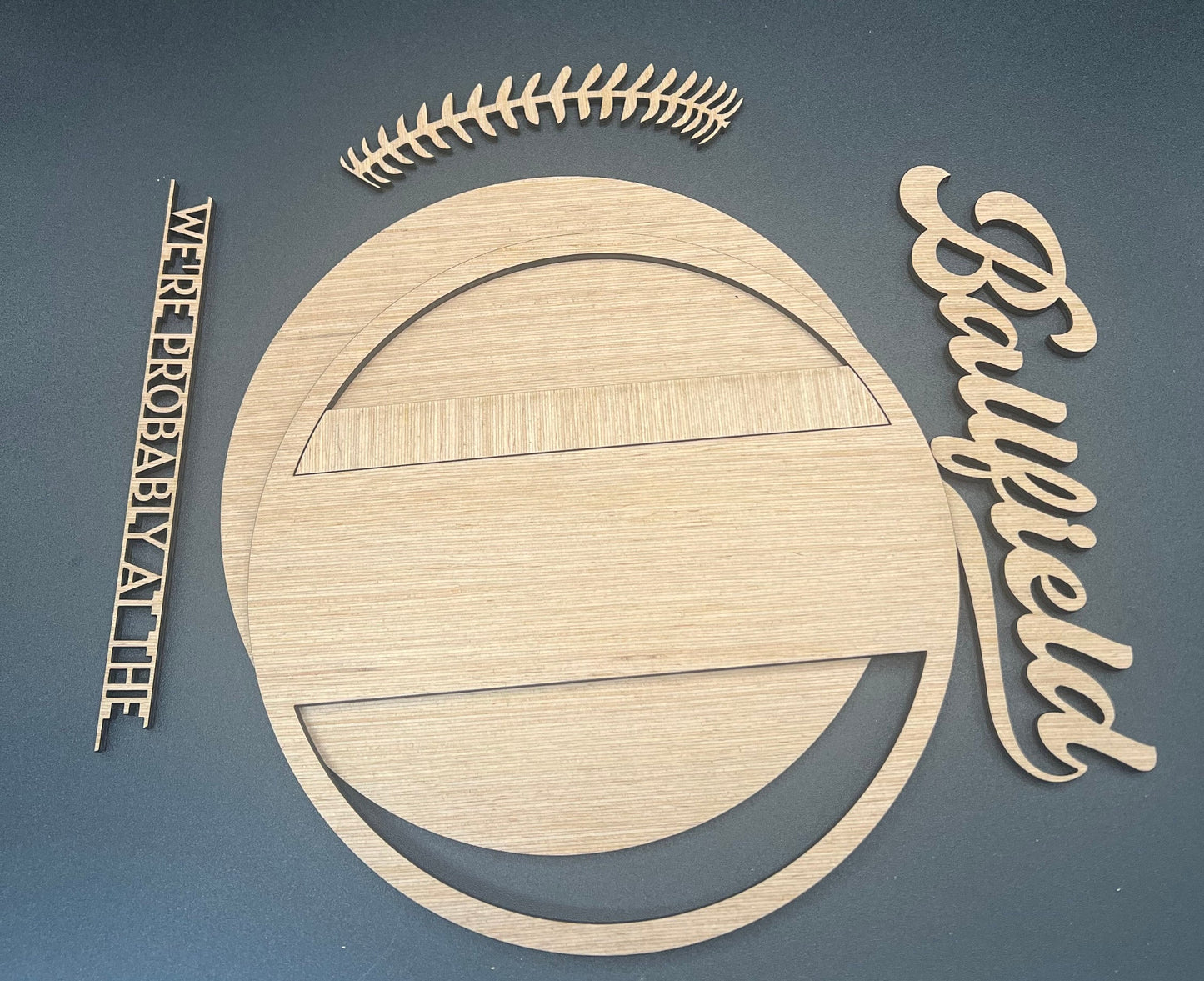 Ballfield Door Hanger DiY | Door Hanger DiY