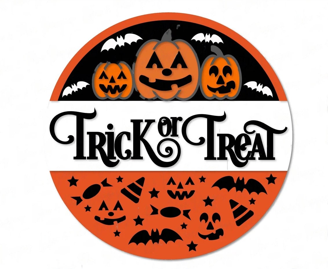 Trick or Treat Door Hanger DiY