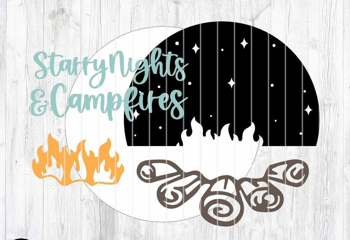 Starry Nights & Campfires Door Hanger DiY