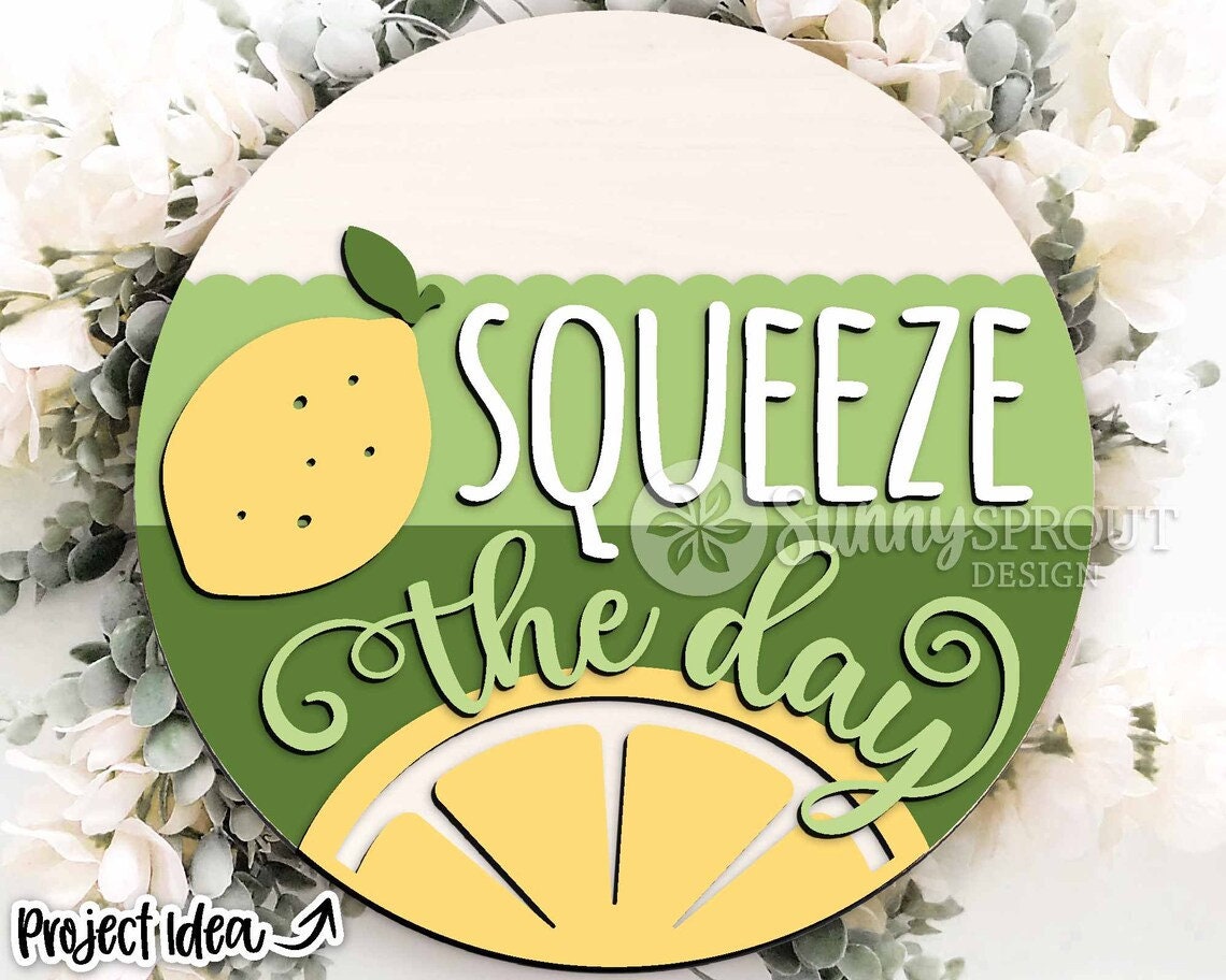 Squeeze the Day Door Hanger DiY