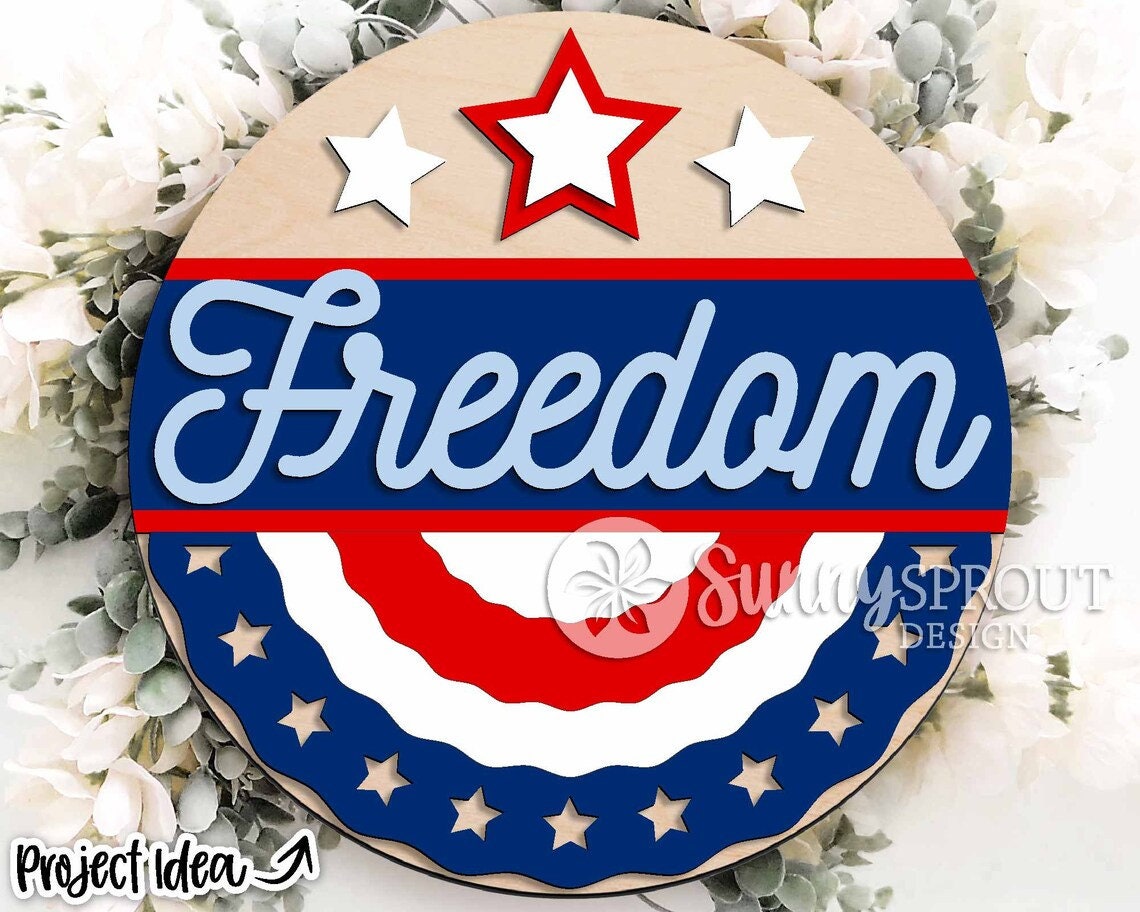 Freedom Wood Door Hanger DiY