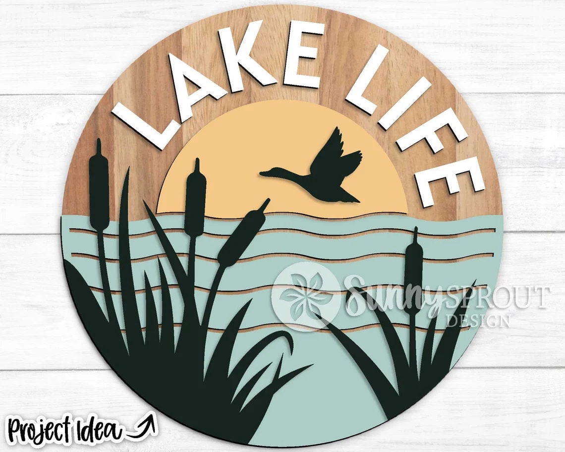Lake Life Door Hanger DiY