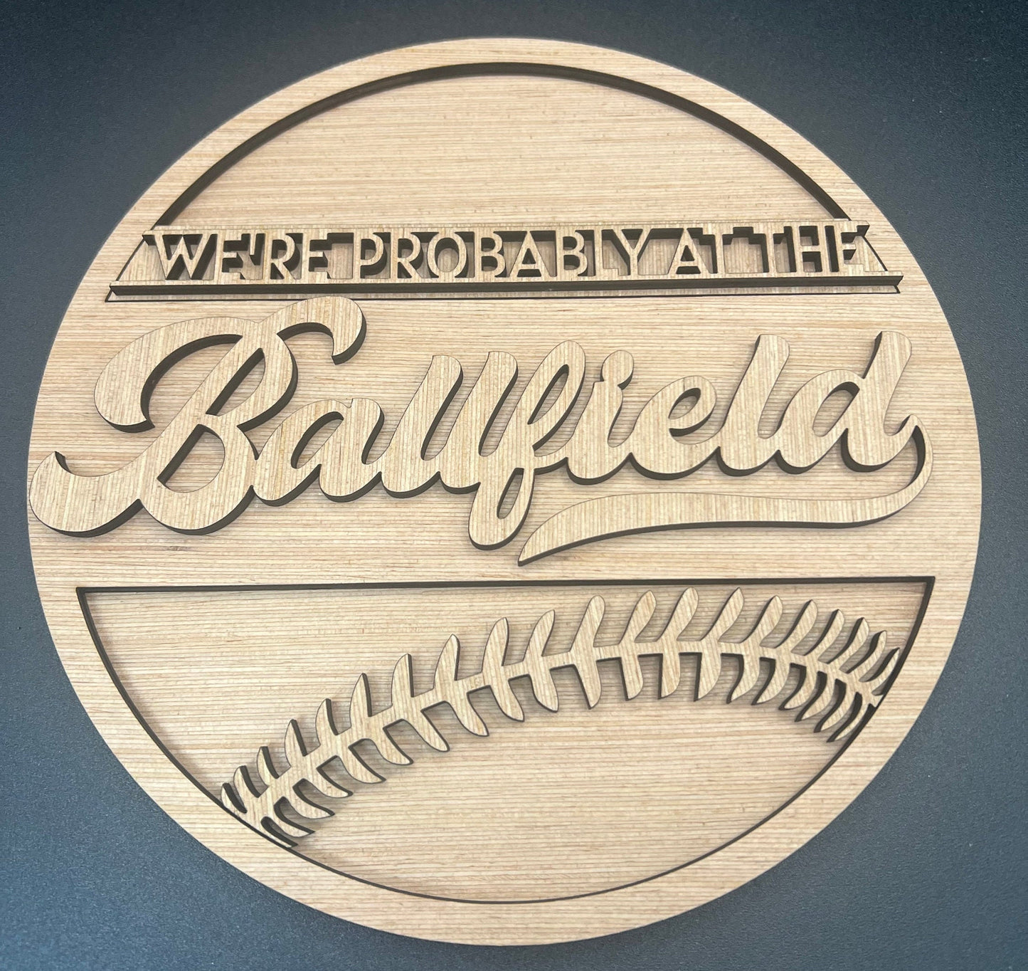 Ballfield Door Hanger DiY | Door Hanger DiY