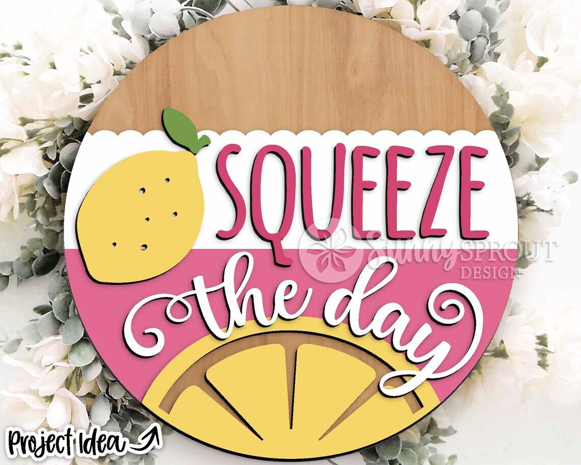 Squeeze the Day Door Hanger DiY