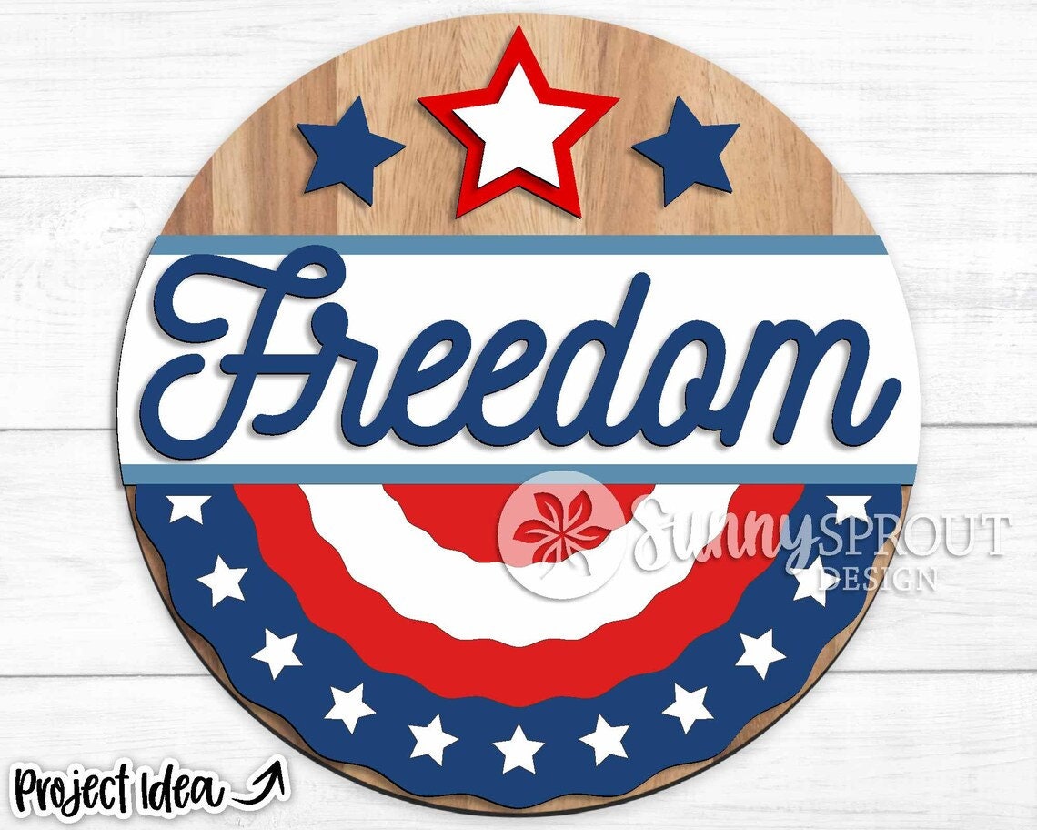Freedom Wood Door Hanger DiY
