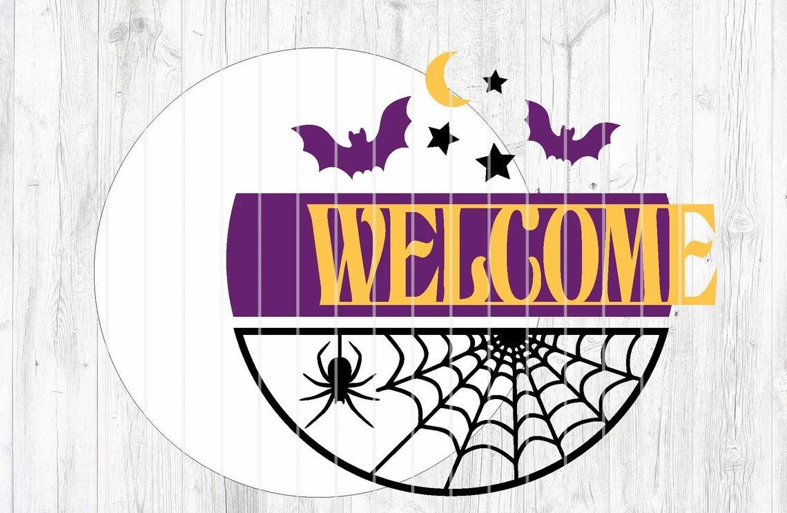 Halloween Spiderweb Door Hanger DiY