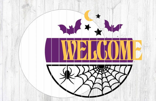 Halloween Spiderweb Door Hanger DiY