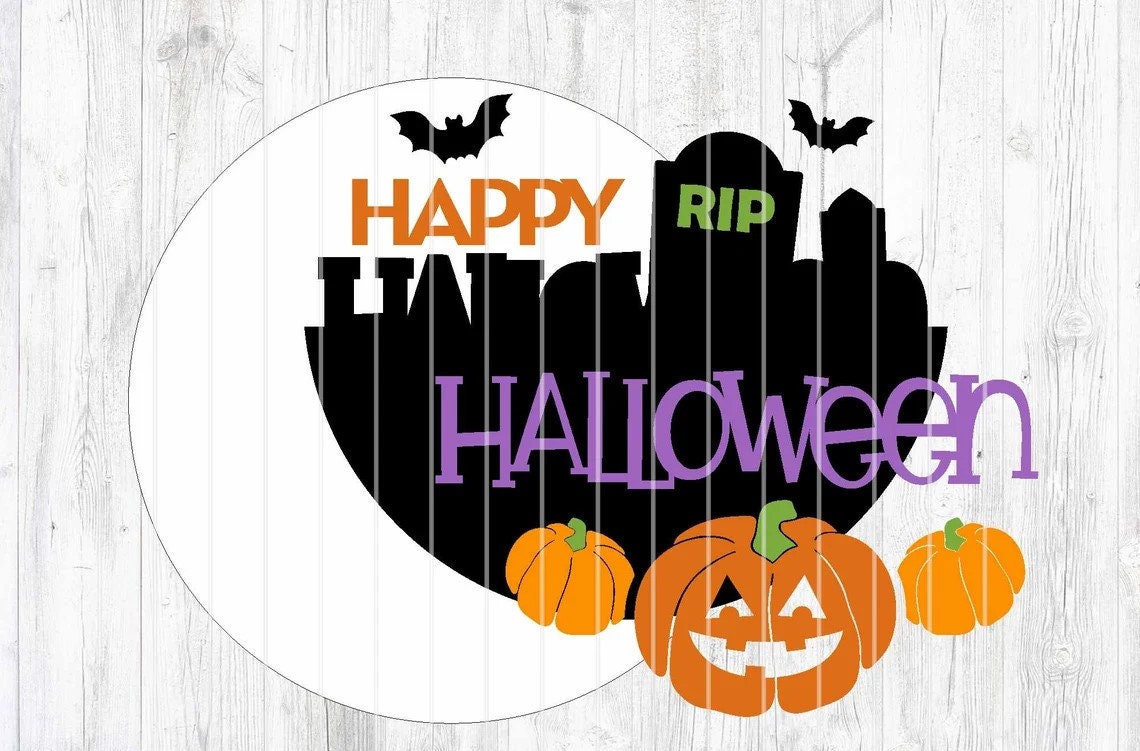 Halloween Graveyard Door Hanger DiY