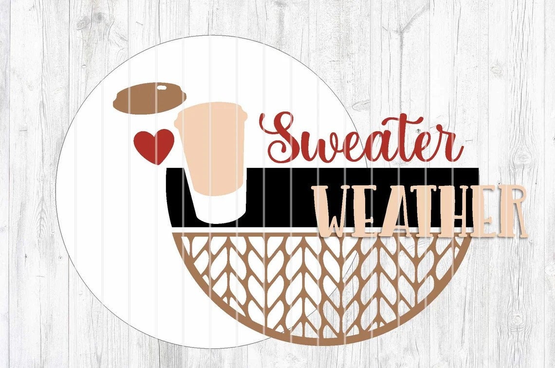 Sweater Weather Door Hanger DiY