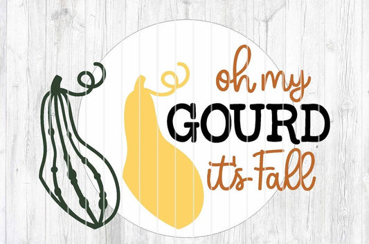 Oh My Gourd It's Fall Door Hanger DiY