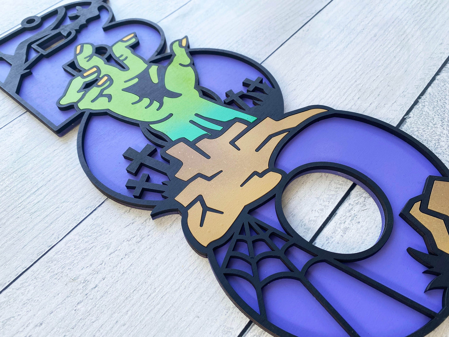 18" BOO Zombie Hanger DiY