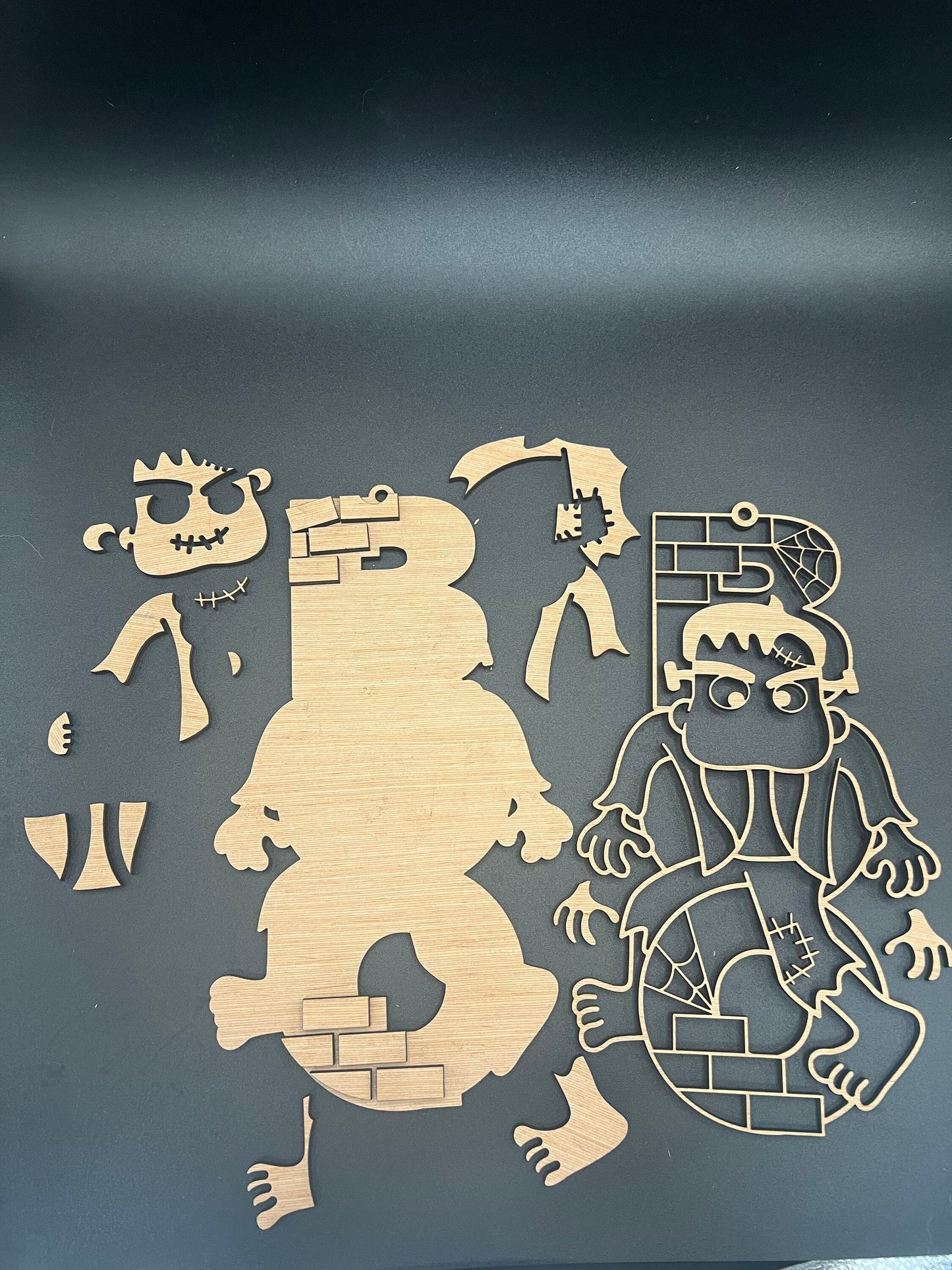25" BOO Frankenstein Door Hanger DiY