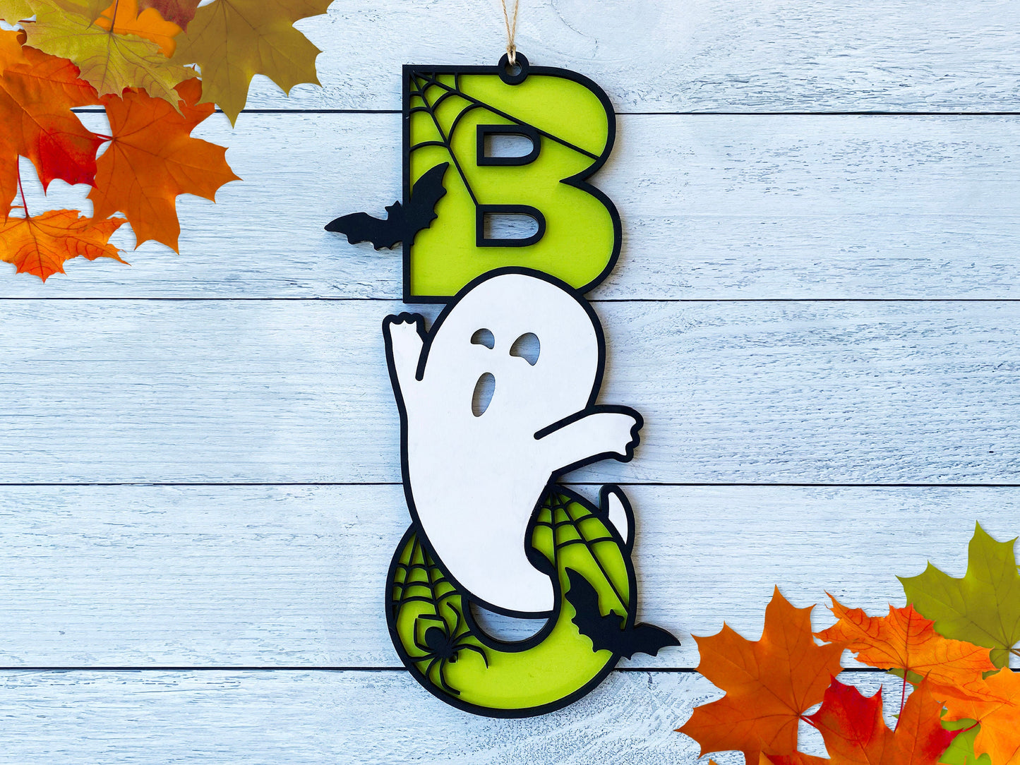 25" BOO Ghost Door Hanger DiY