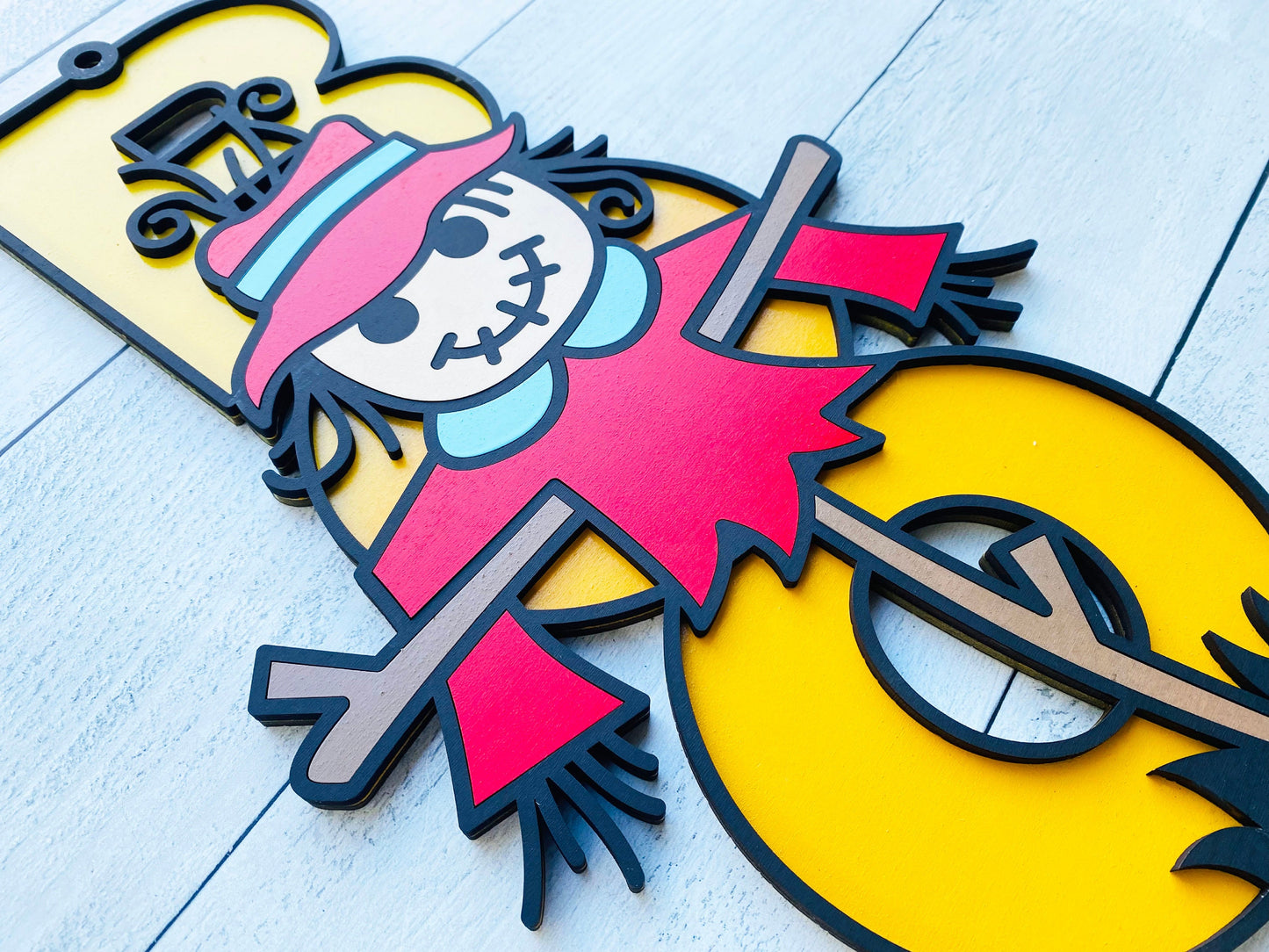 25" BOO Scarecrow Hanger DiY