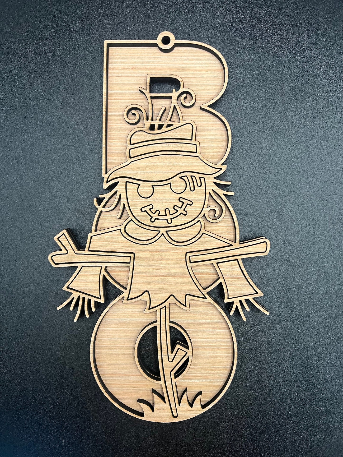 18" BOO Scarecrow Hanger DiY