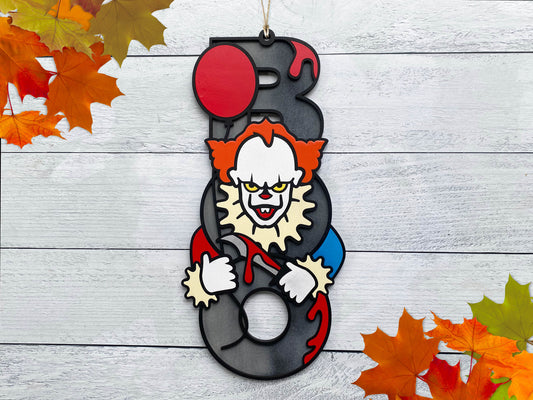 25" BOO Pennywise Door Hanger DiY