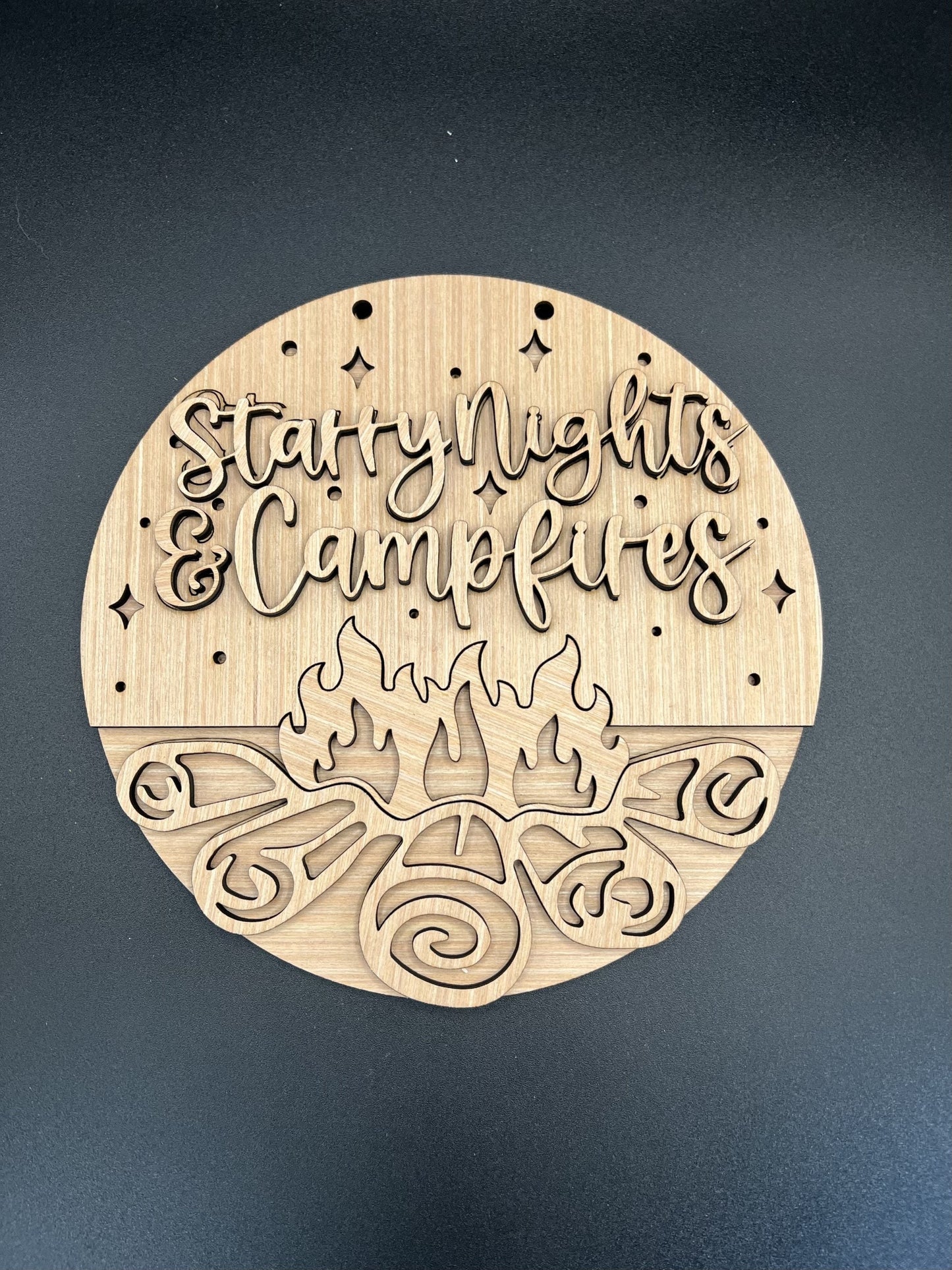 Starry Nights & Campfires Door Hanger DiY