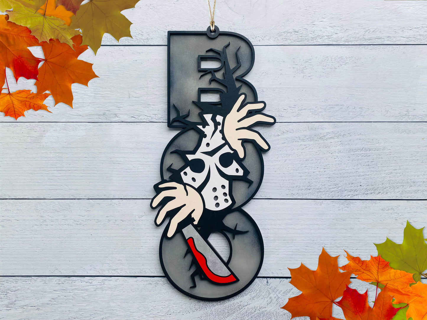 18" BOO Friday the 13th Hanger DiY