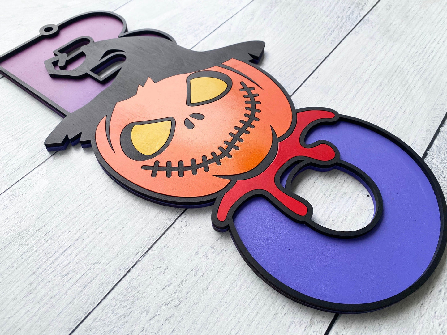 25" BOO Jack Hat Door Hanger DiY