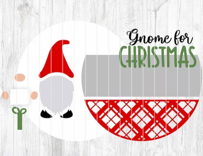 Gnome For Christmas Door Hanger DiY