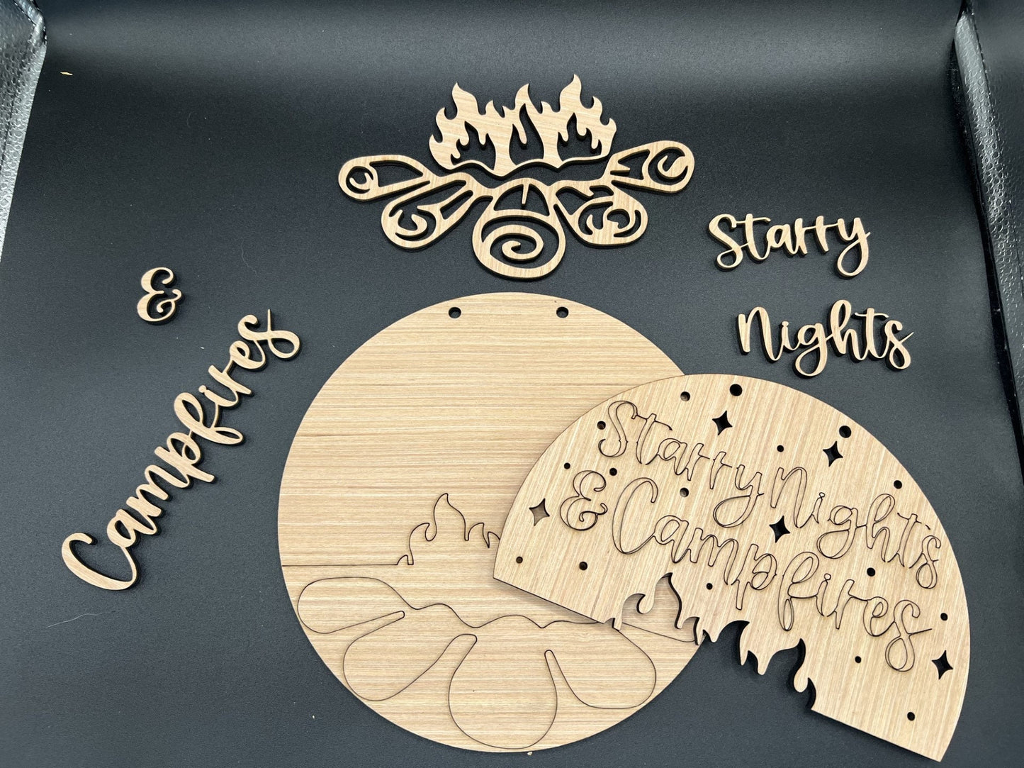 Starry Nights & Campfires Door Hanger DiY
