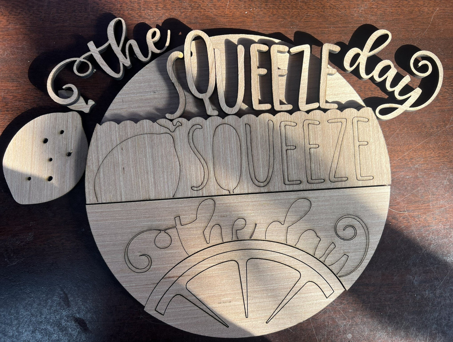 Squeeze the Day Door Hanger DiY